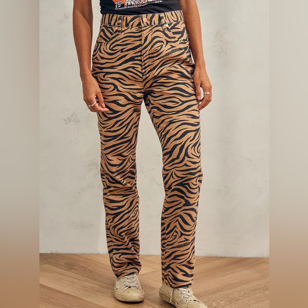 Wrangler Wild West Purr Print Jeans